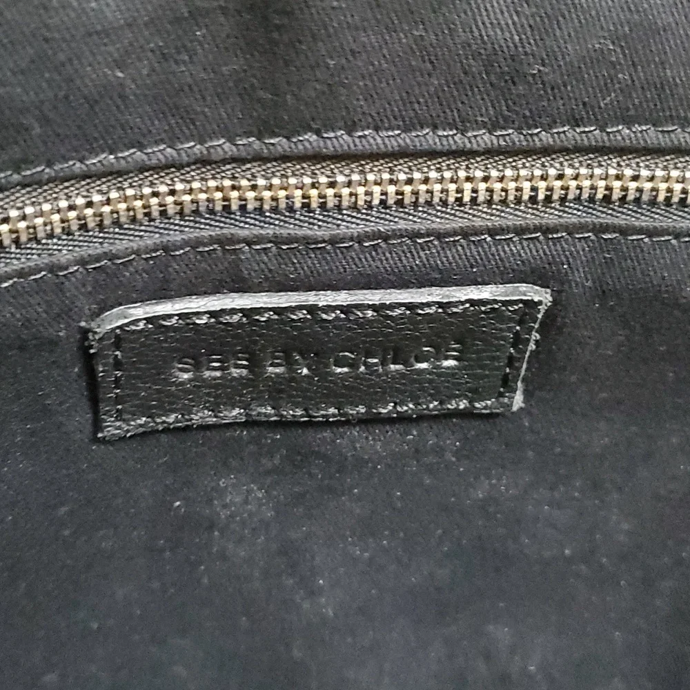 See By Chloé | Black Leather Shoulder Bag - Picture 8 of 12